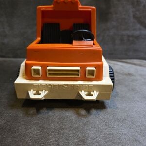 Vintage 70's Fisher-Price #328 Husky Helpers Highway Dump Truck Toy